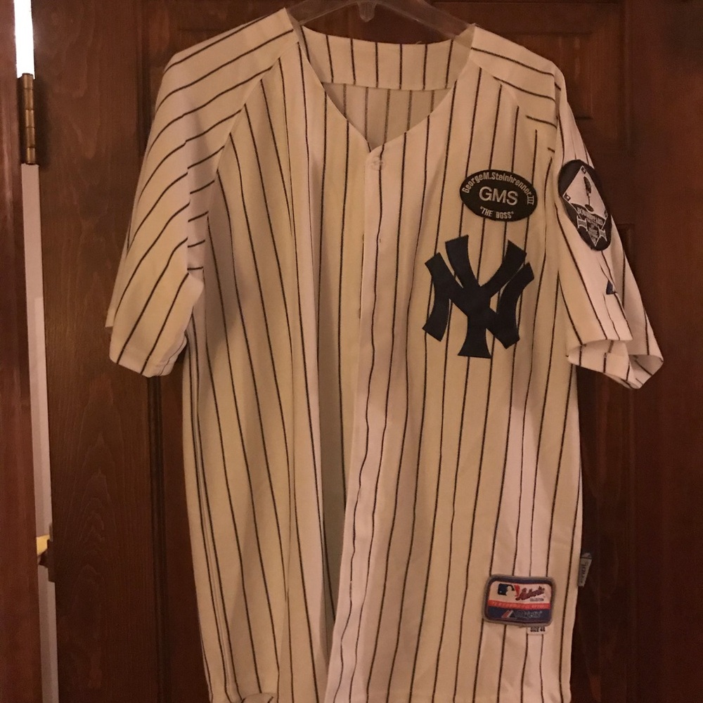 Yankees Majestic MLB Nick Swisher Large Jersey